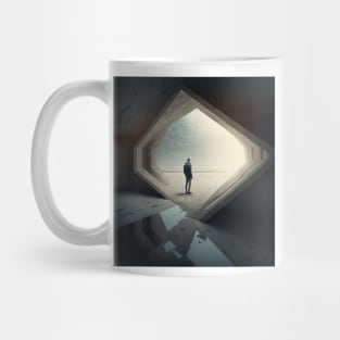 Alone in the abstract Mug